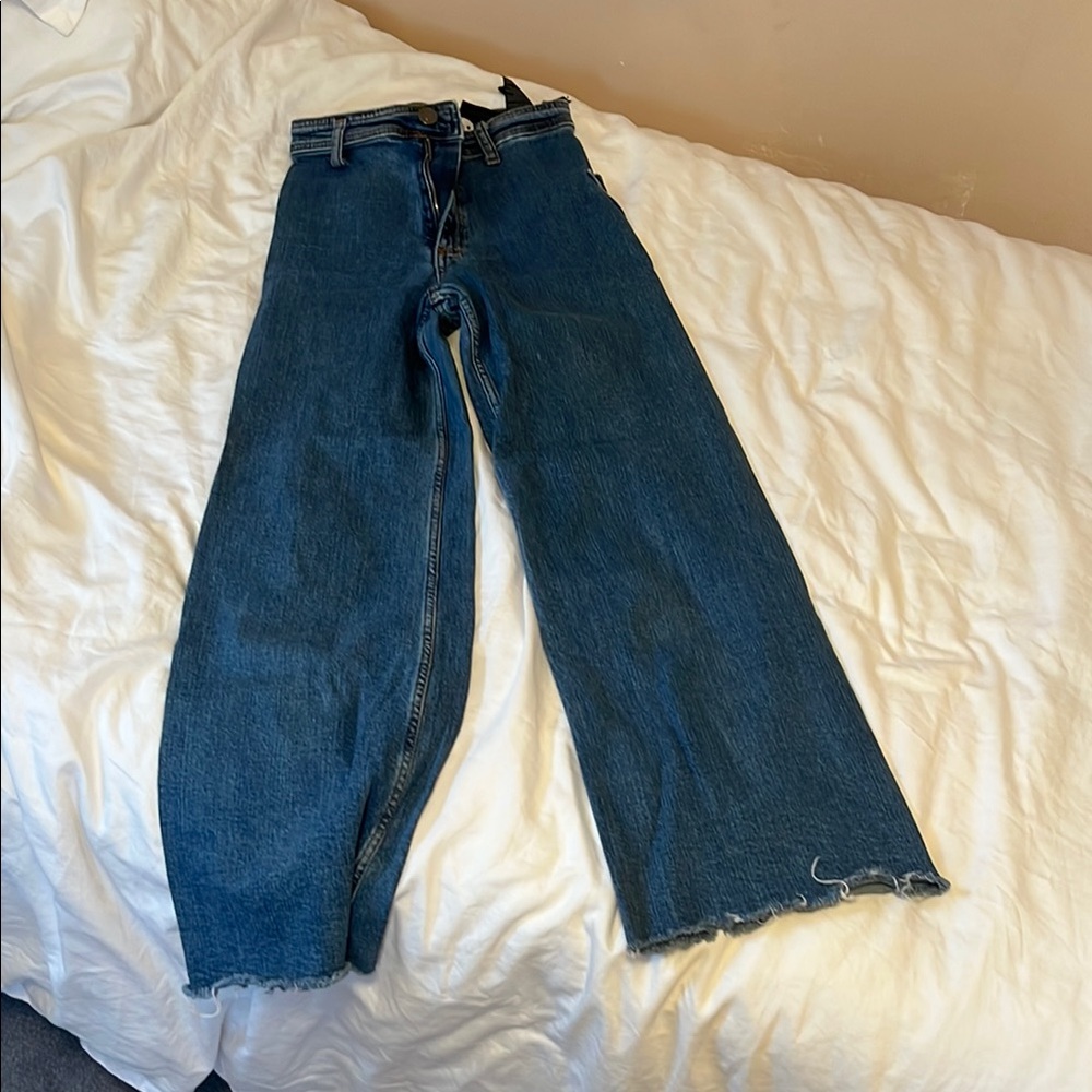 Zara Classic Blue Denim Pants
